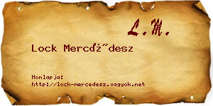 Lock Mercédesz névjegykártya